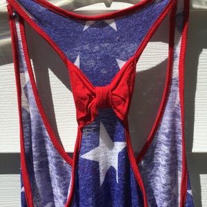 SOLD on Mercari American Flag tank top with